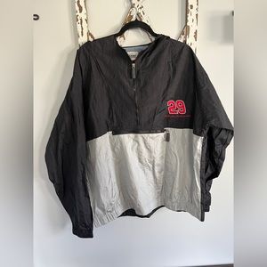 Vtg CHASE #29 RCR Quarter Zip Windbreaker Kevin Harvick Size XL‎ EUC